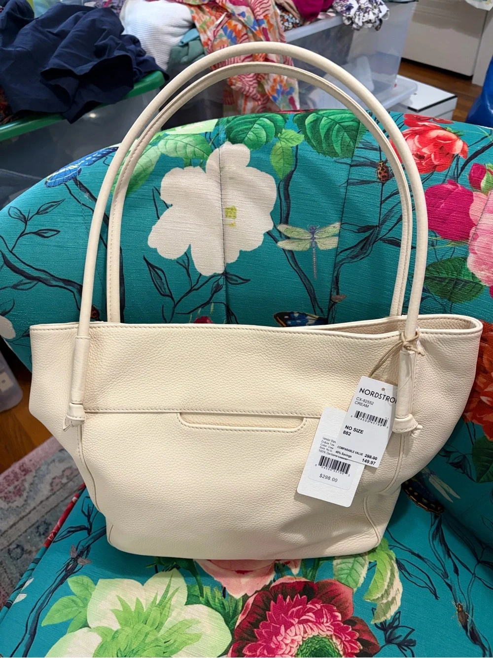 Hobo International “Endure” Handbag/ Tote in Cream New!